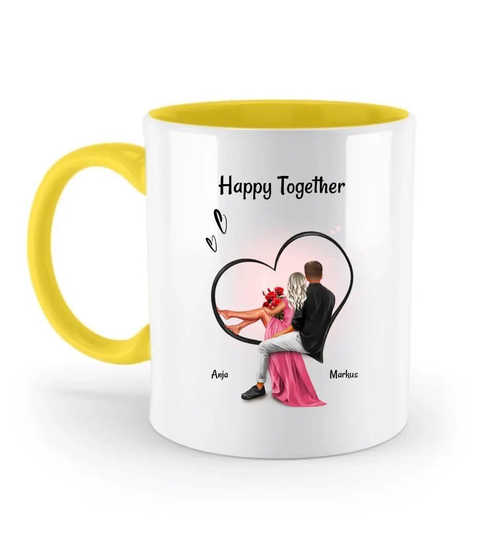 1. Jahrestag Tasse Geschenk für Freundin personalisiert - Cantty