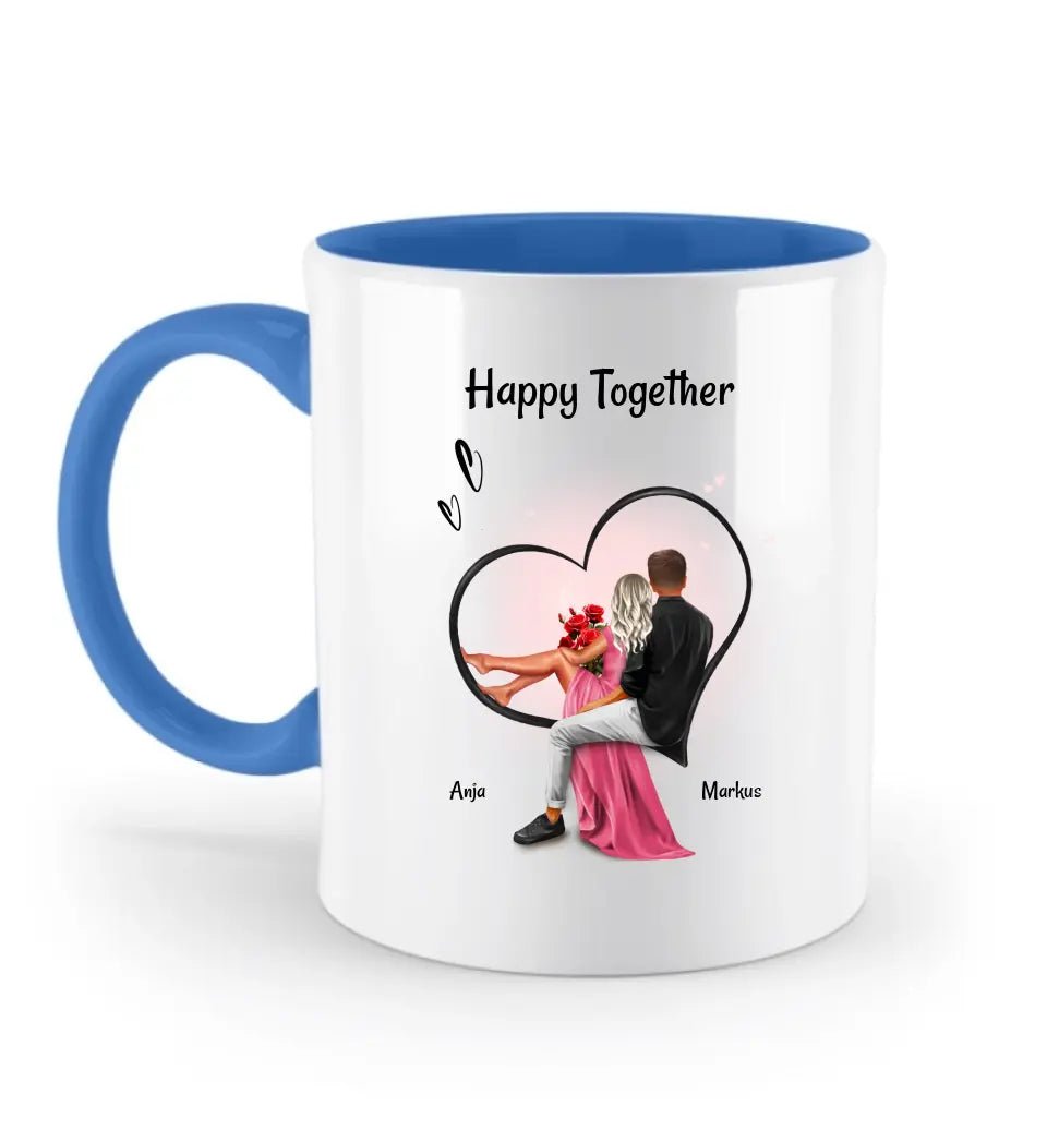 1. Jahrestag Tasse Geschenk für Freundin personalisiert - Cantty