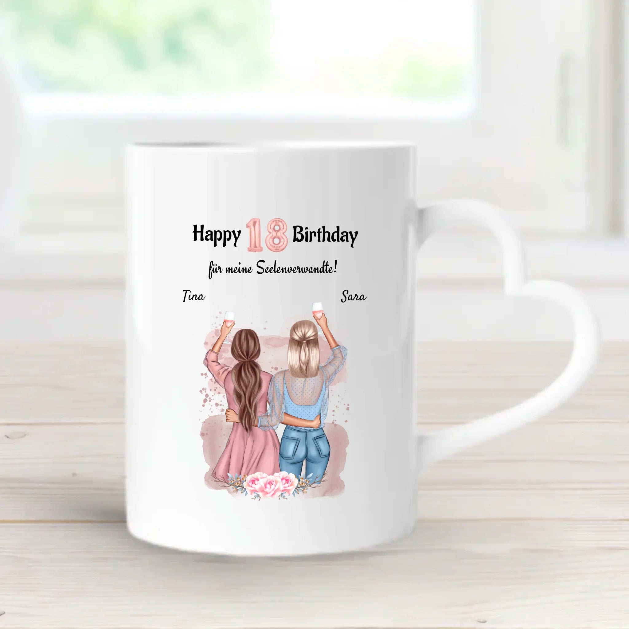 18 Geburtstag beste Freundinnen Tasse - Cantty