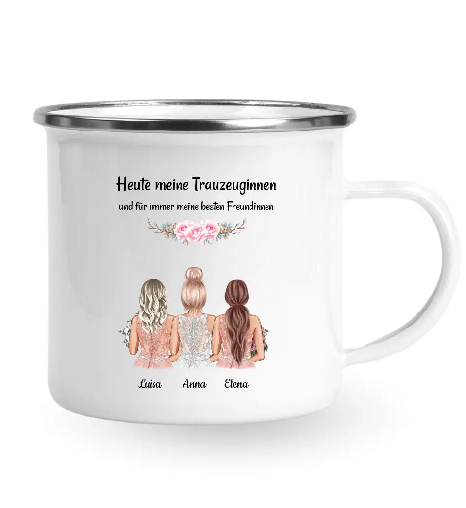 2 Trauzeuginnen Danke Tasse - Cantty