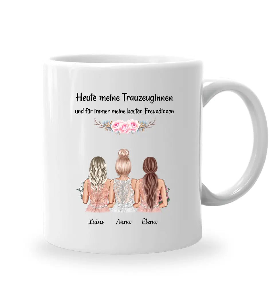 2 Trauzeuginnen Danke Tasse - Cantty