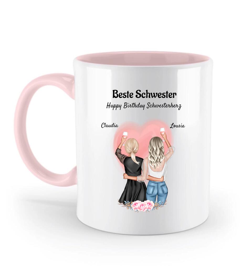 Geschenk Tasse für Schwester individuell gestalten - Cantty