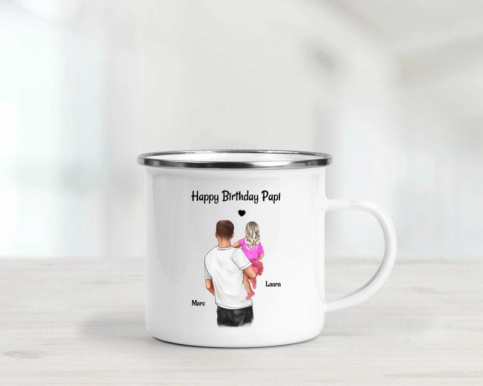 Vater Tochter Tasse Geschenk zum Geburtstag - Cantty