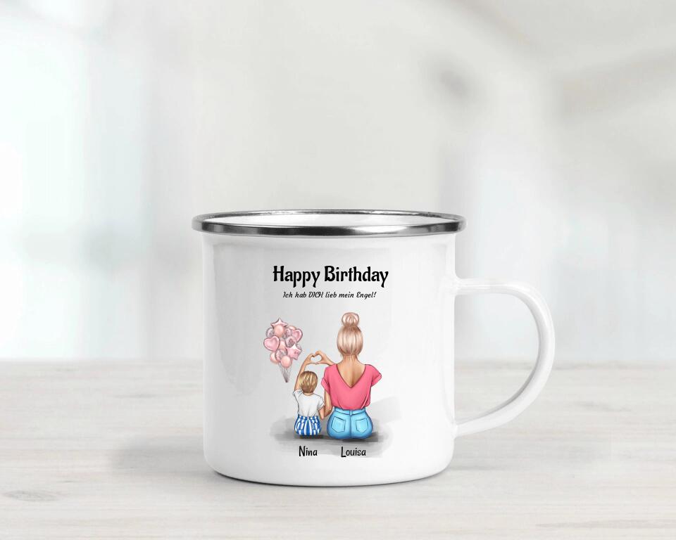 Tochter Geburtstagsgeschenk Tasse personalisiert - Cantty