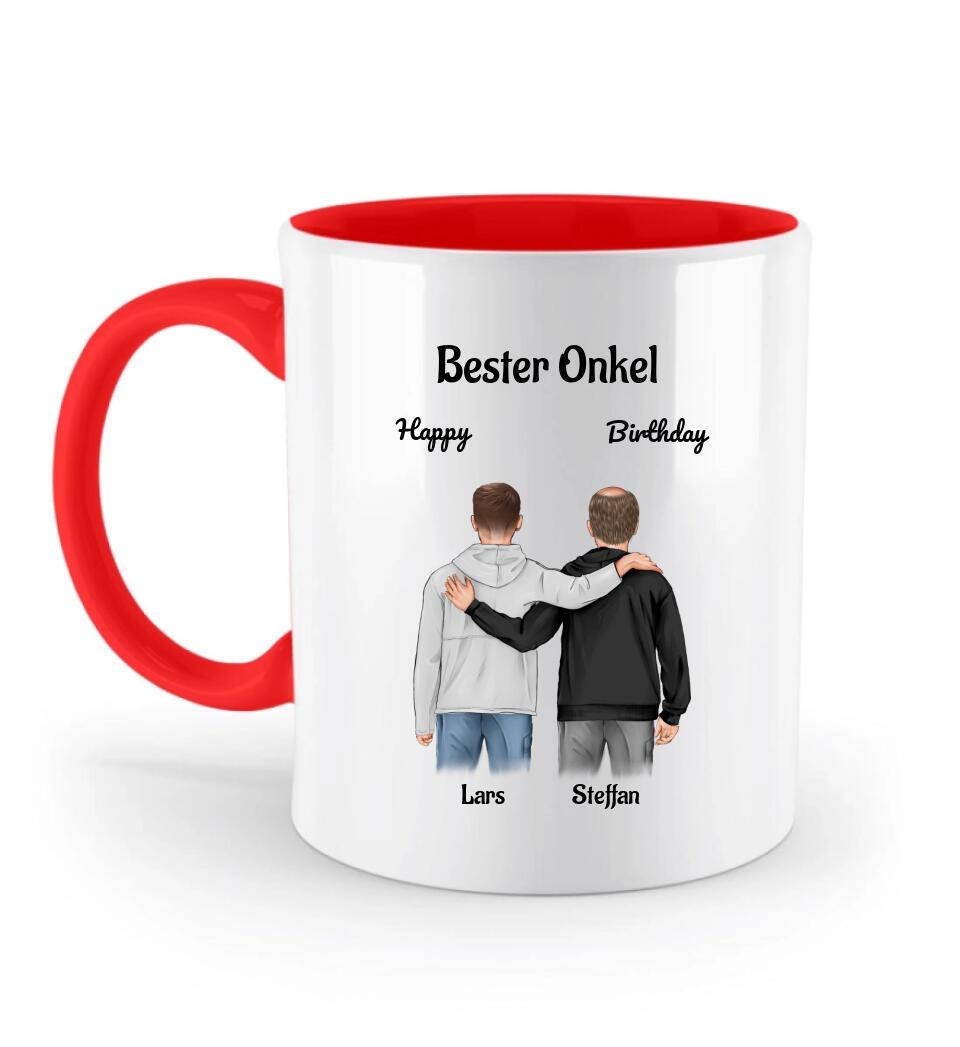 Onkel Neffe Tasse personalisiert - Cantty