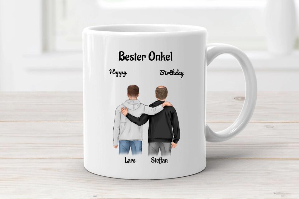 Onkel Tasse personalisiert Geschenk von Neffe - Cantty