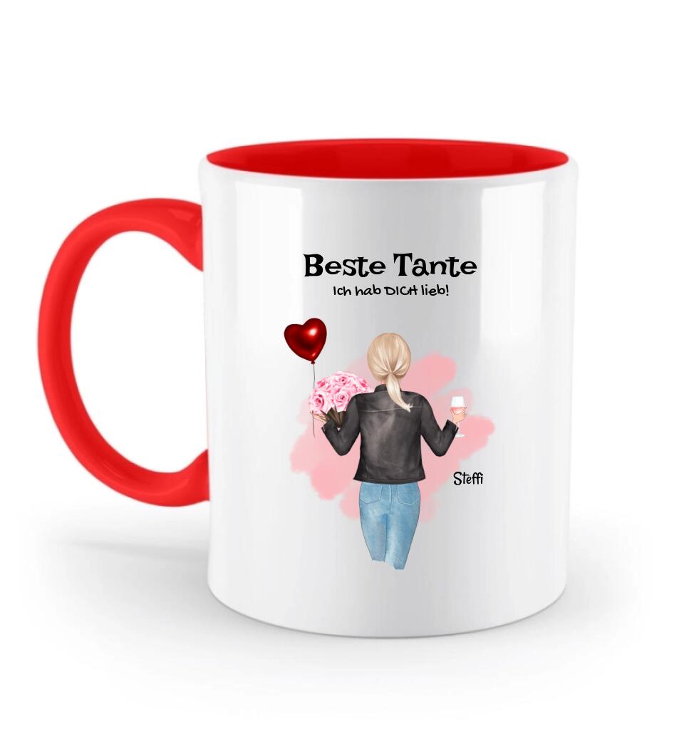 Tante Tasse Geschenk personalisiert - Cantty