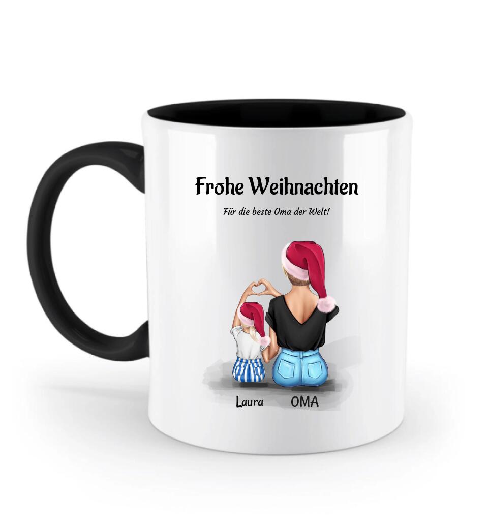 Großmutter & Enkeltochter 3-8 Jahre Weihnachtstasse Geschenk - Cantty