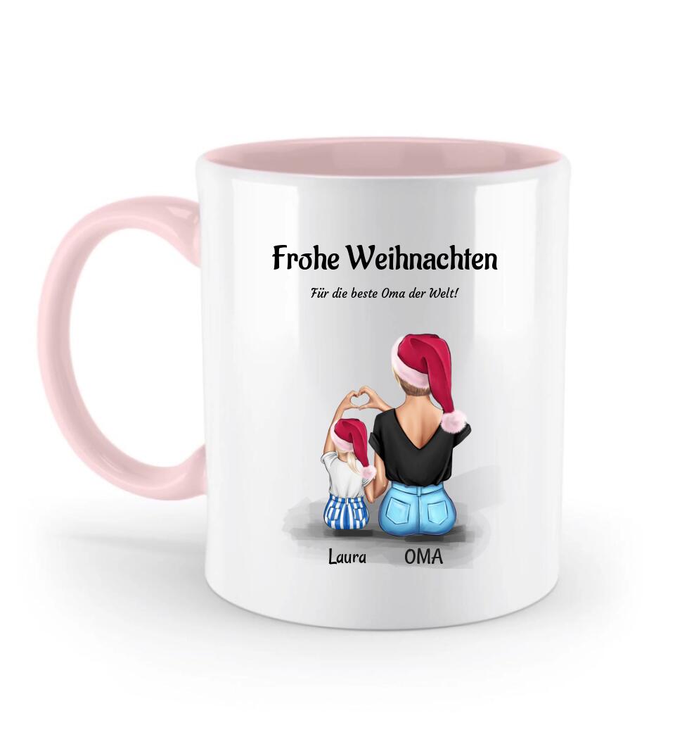 Großmutter & Enkeltochter 3-8 Jahre Weihnachtstasse Geschenk - Cantty