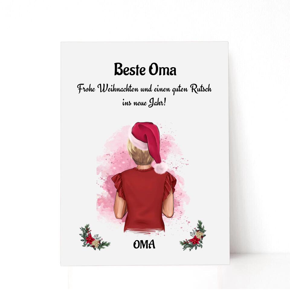 Oma Acrylglas Weihnachtsgeschenk selber gestalten