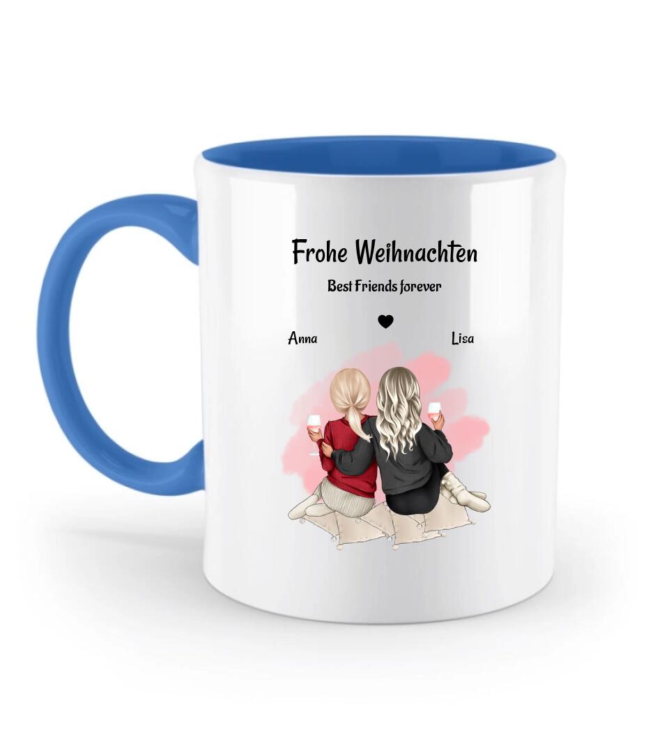 Personalisierte beste Freundinnen Tasse Weihnachtsgeschenk - Cantty