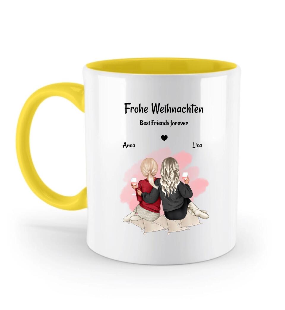 Personalisierte beste Freundinnen Tasse Weihnachtsgeschenk - Cantty