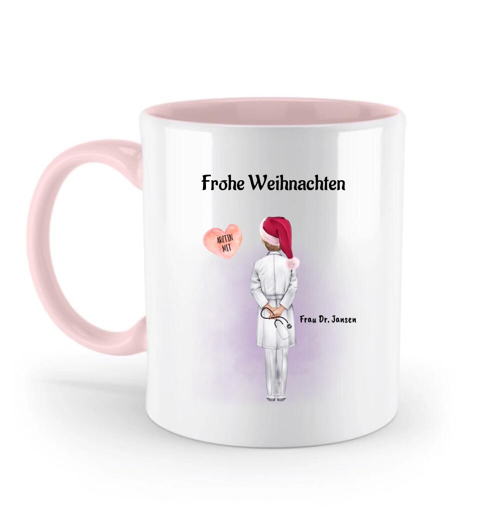 Ärztin Tasse Weihnachtsgeschenk personalisiert - Cantty