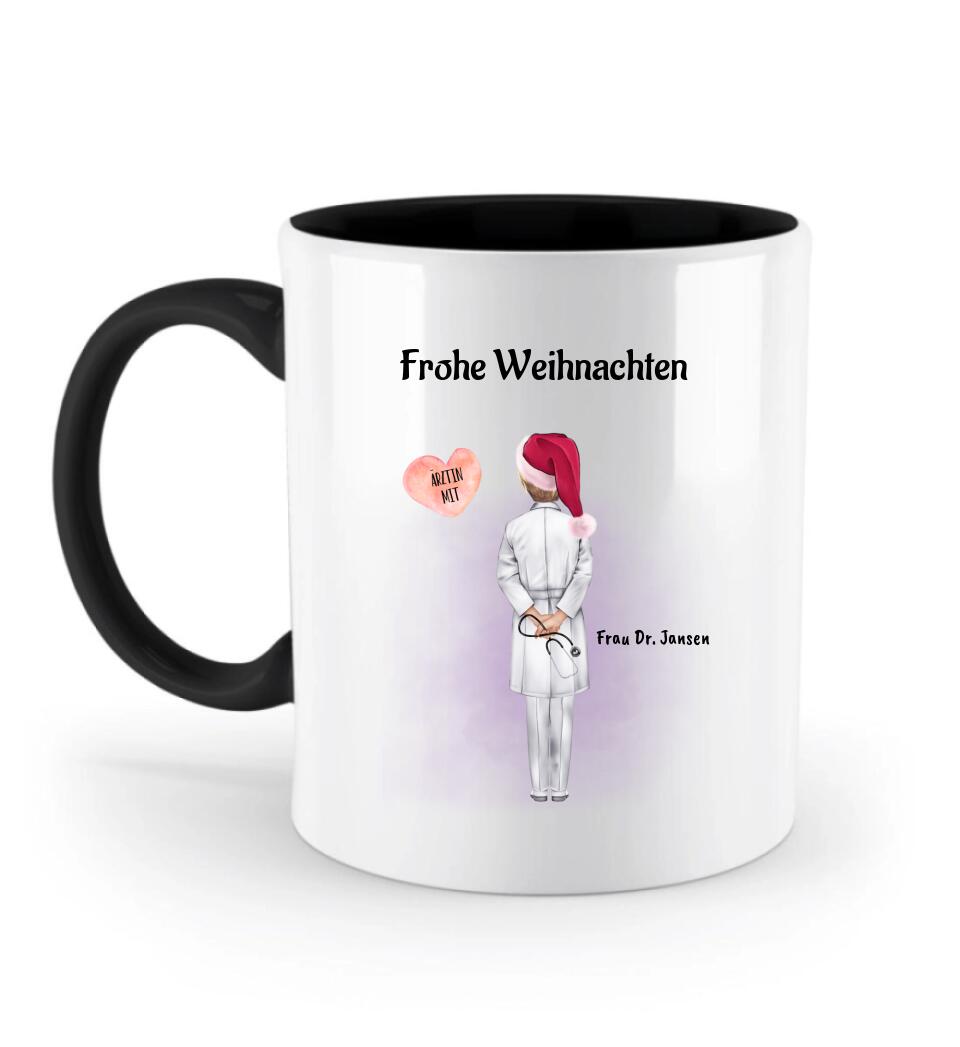 Ärztin Tasse Weihnachtsgeschenk personalisiert - Cantty