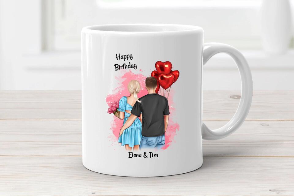 Freundin Geburtstag Geschenk Tasse gestalten - Cantty