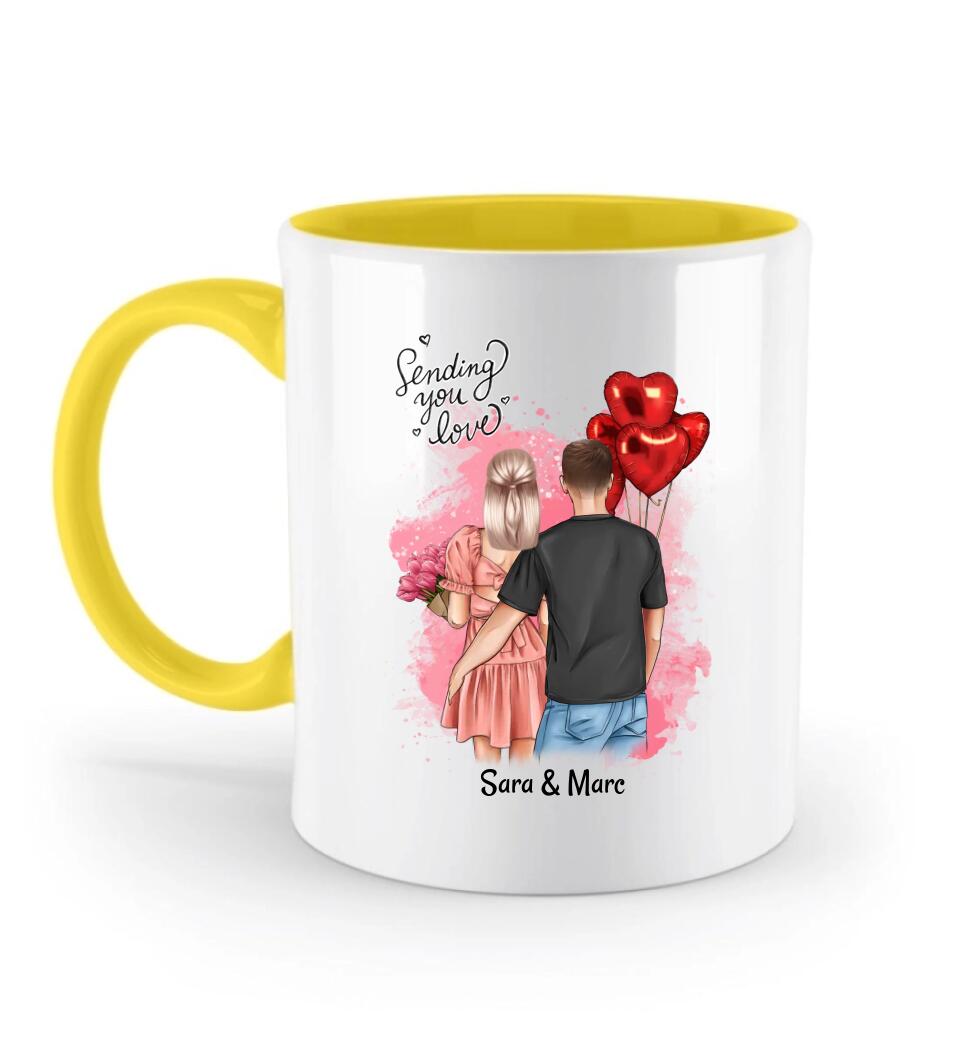 Valentinstag Geschenk Tasse gestalten - Cantty