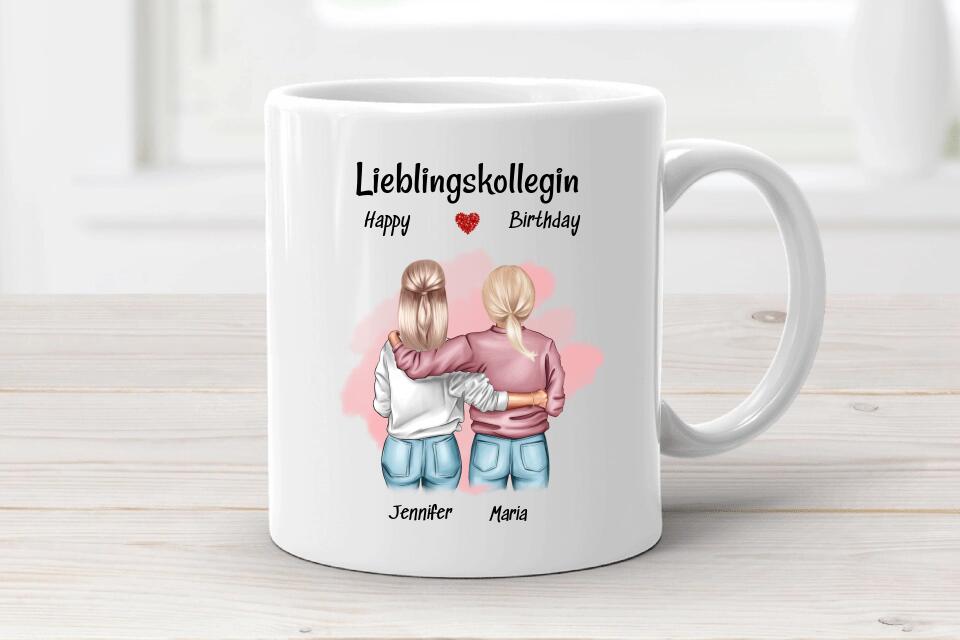 Tasse Lieblingskollegin Geschenk Geburtstag & Abschied - Cantty