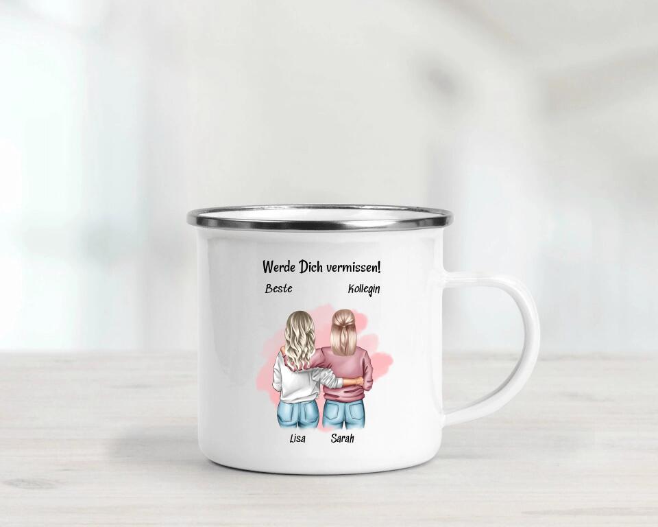 Geschenk Tasse zum Abschied Arbeitskollegin personalisiert - Cantty