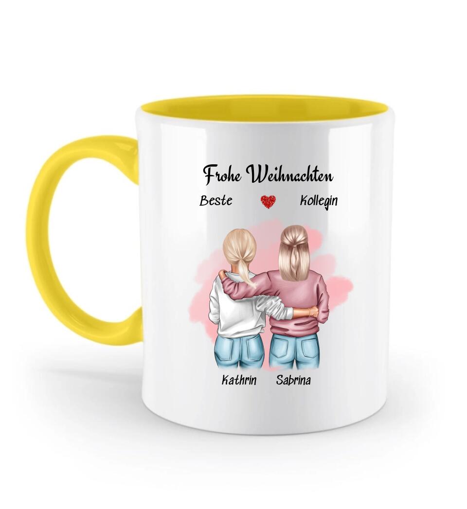 Frohe Weihnachten Arbeitskollegin Tasse Geschenk - Cantty