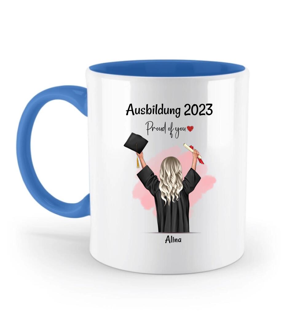 Ausbildung Abschluss Tasse Geschenk für Mädchen - Cantty