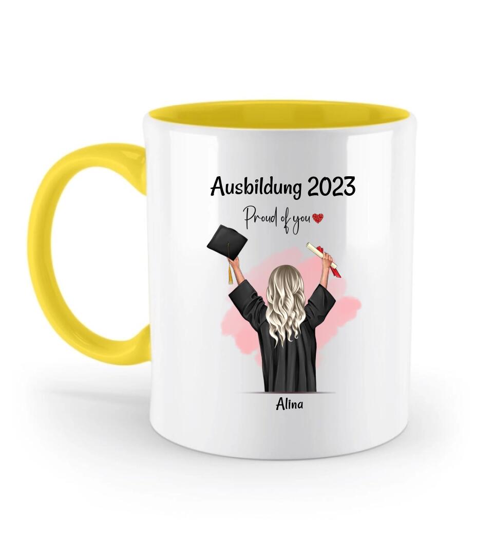 Ausbildung Abschluss Tasse Geschenk für Mädchen - Cantty