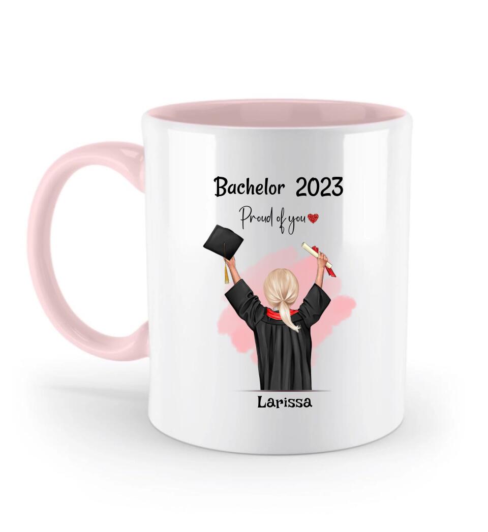 Bachelorabschluss Tasse personalisiert für Tochter - Cantty