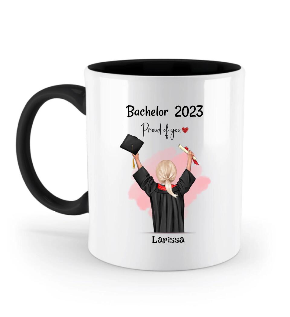 Bachelorabschluss Tasse personalisiert für Tochter - Cantty