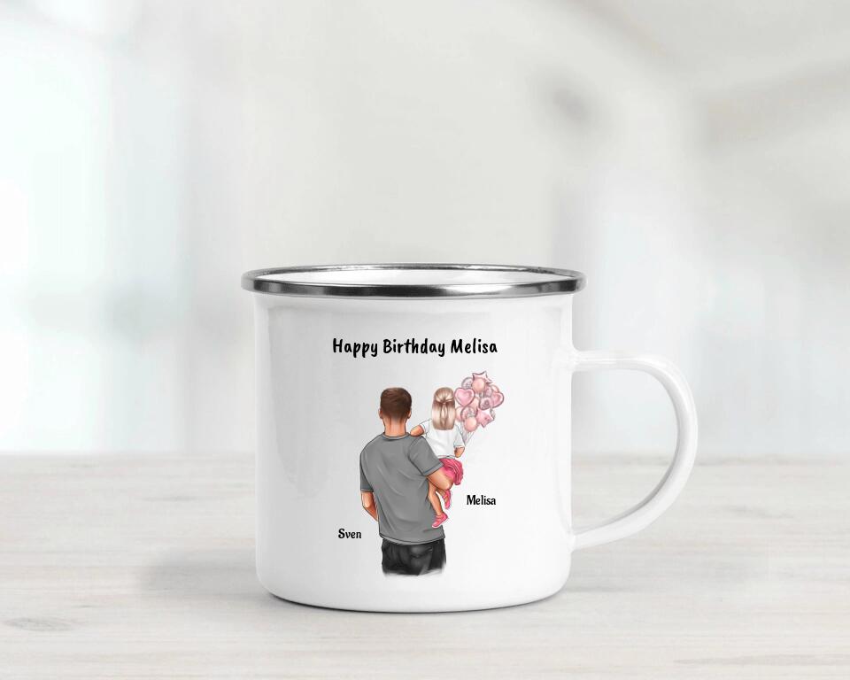 Personalisierte Geschenk Tasse für Mädchen zum Geburtstag von Patenonkel - Cantty