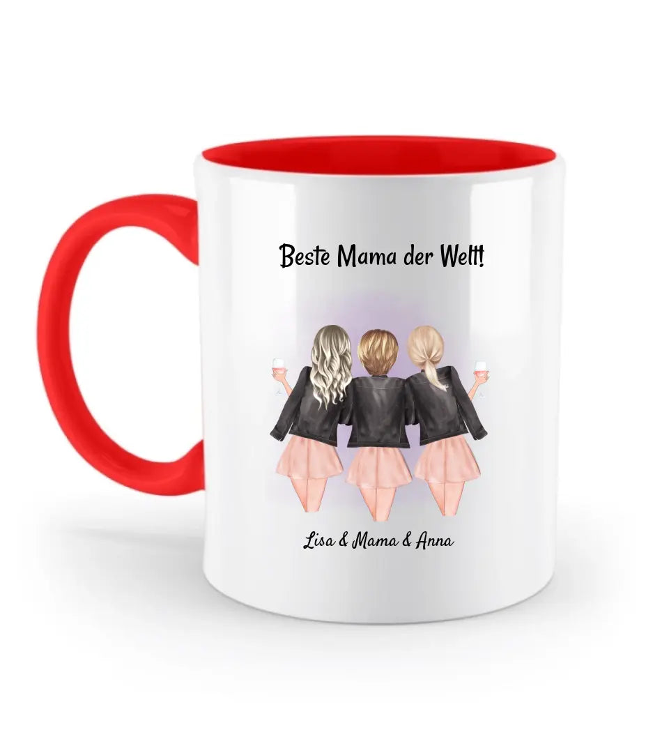 Mutter und 2 Töchter Tasse Geschenk - Cantty