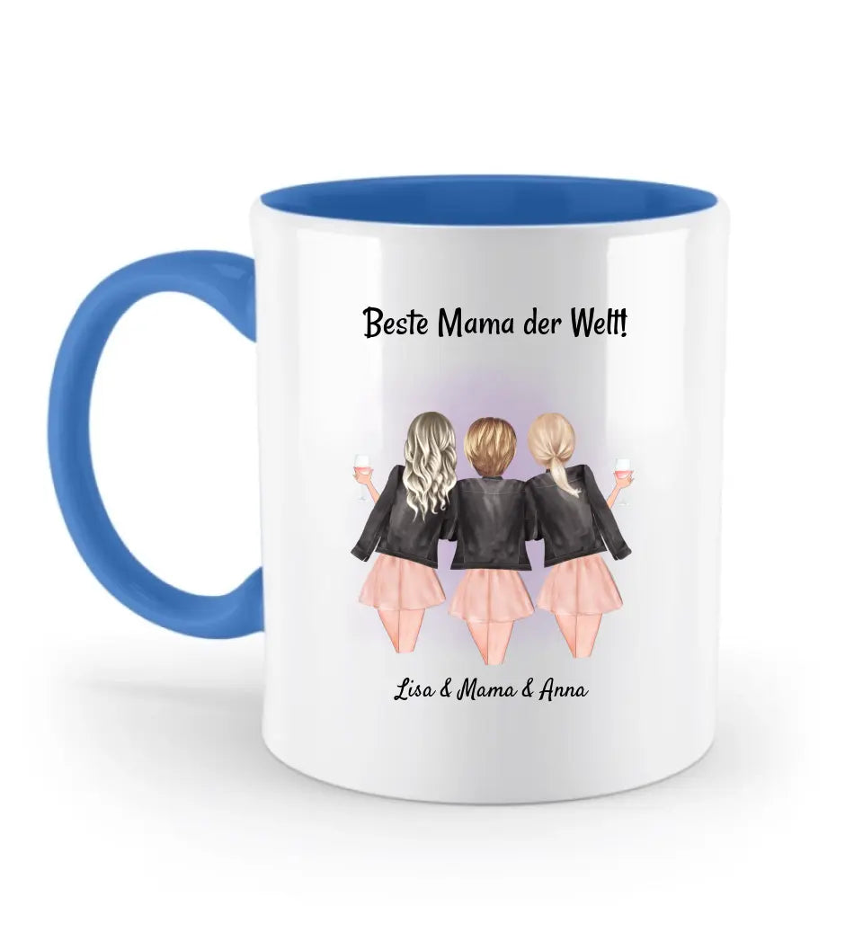 Mutter und 2 Töchter Tasse Geschenk - Cantty