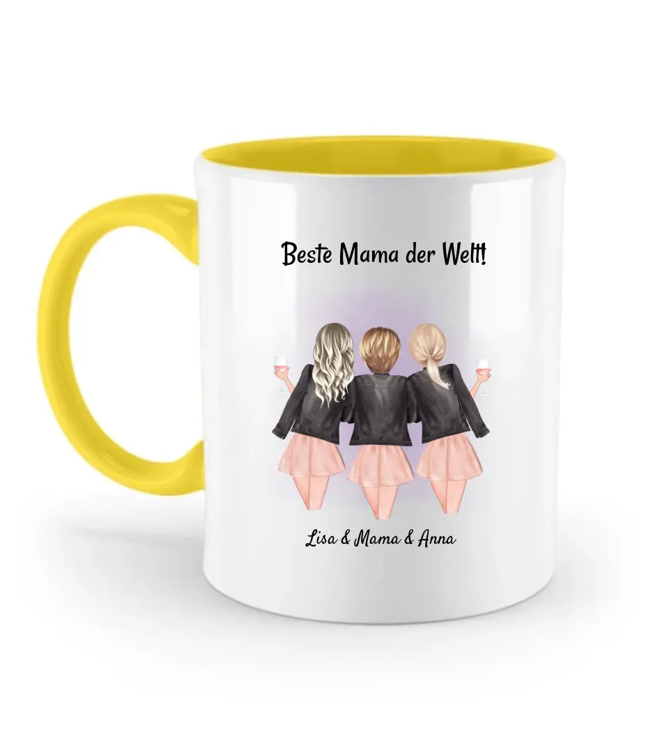 Mutter und 2 Töchter Tasse Geschenk - Cantty