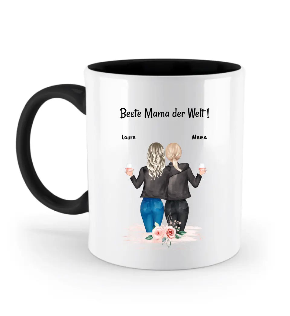 Mutter Tochter personalisierte Tasse Geschenk