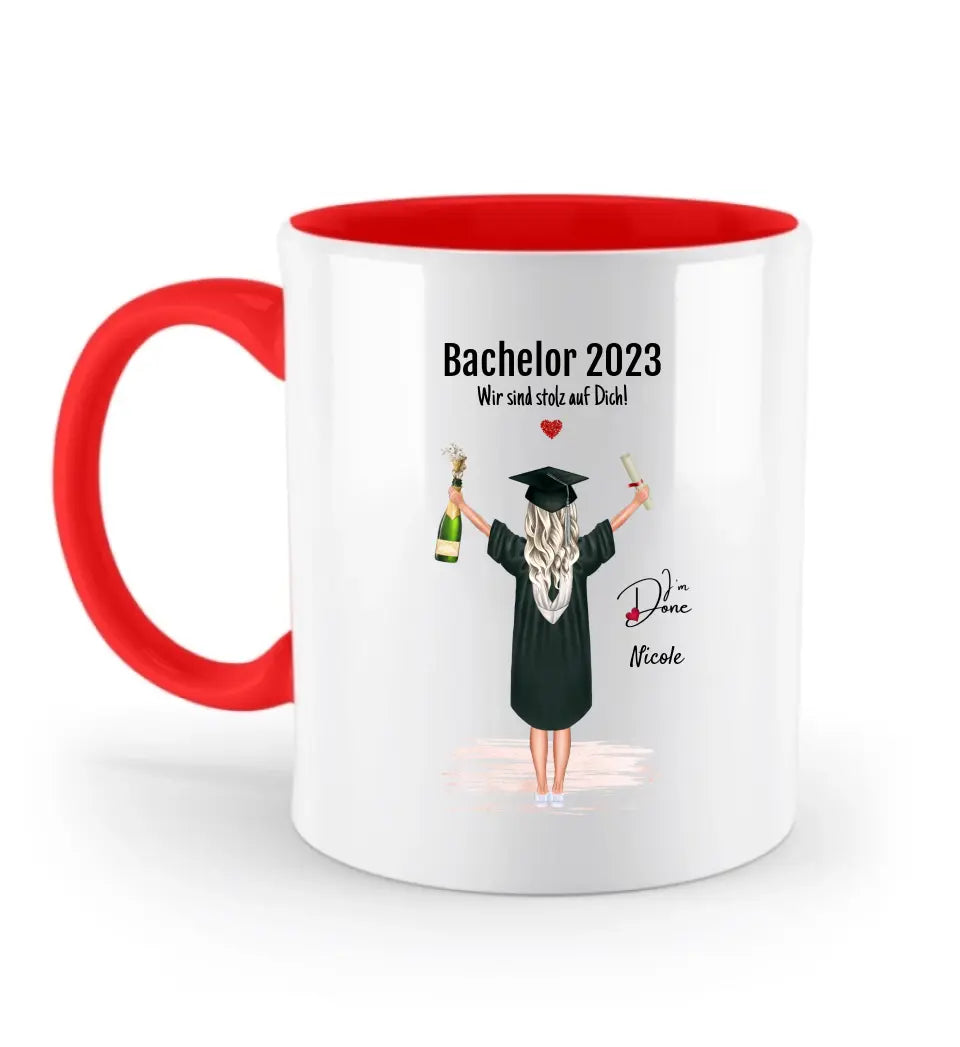 Bachelor Tasse Mädchen Abschlussgeschenk - Cantty