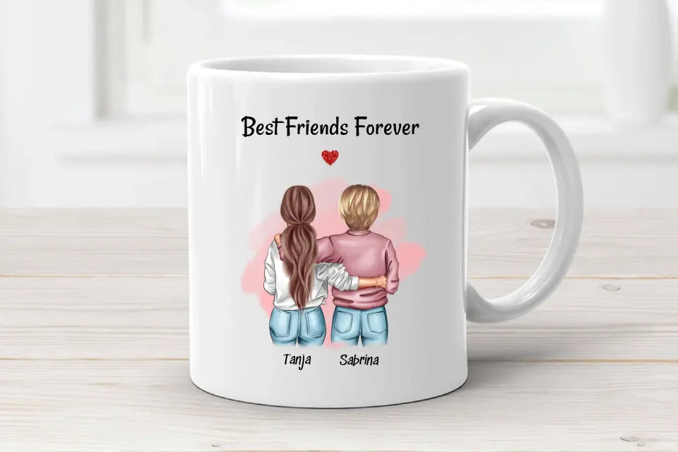 Personalisierte Tasse Beste Freundin Geschenk - Cantty