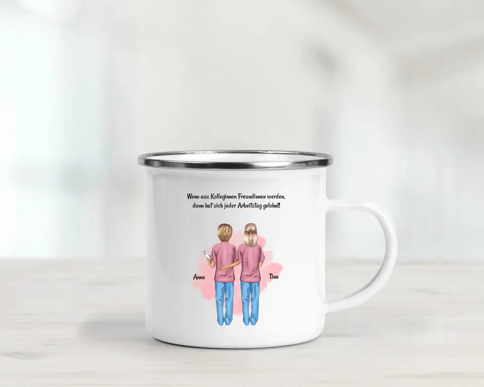 Beste Freundin Krankenschwester Tasse Geschenk personalisiert - Cantty