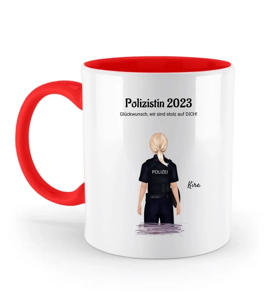 Polizistin Tasse Ausbildung prüfung bestanden Geschenk - Cantty