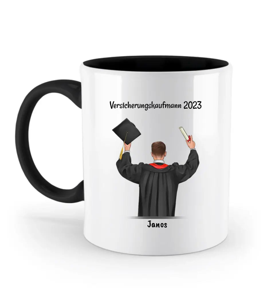 Personalisierte Ausbildung Tasse zum Abschluss für Jungen - Cantty