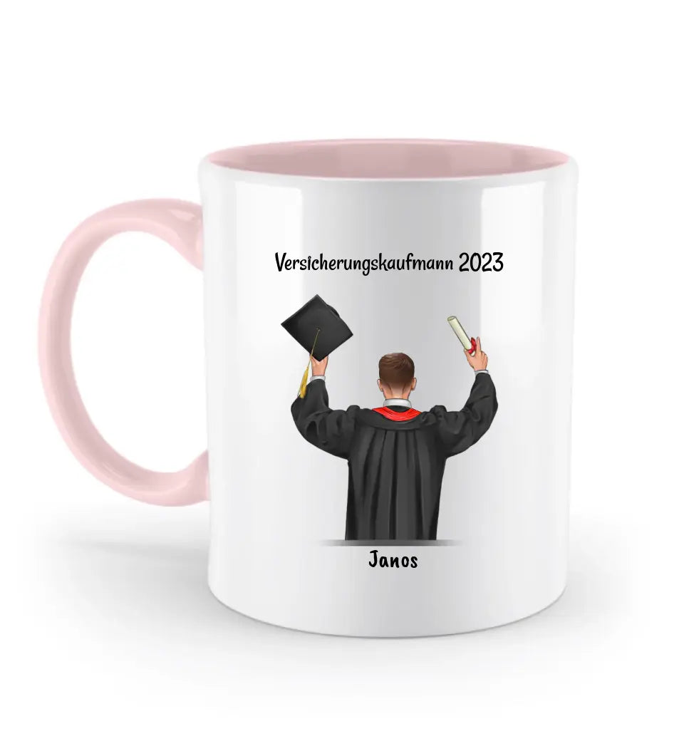 Personalisierte Ausbildung Tasse zum Abschluss für Jungen - Cantty