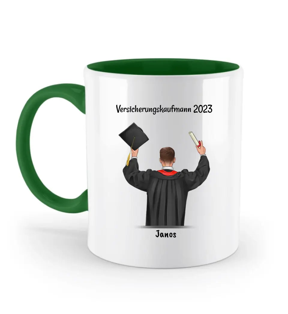 Personalisierte Ausbildung Tasse zum Abschluss für Jungen - Cantty