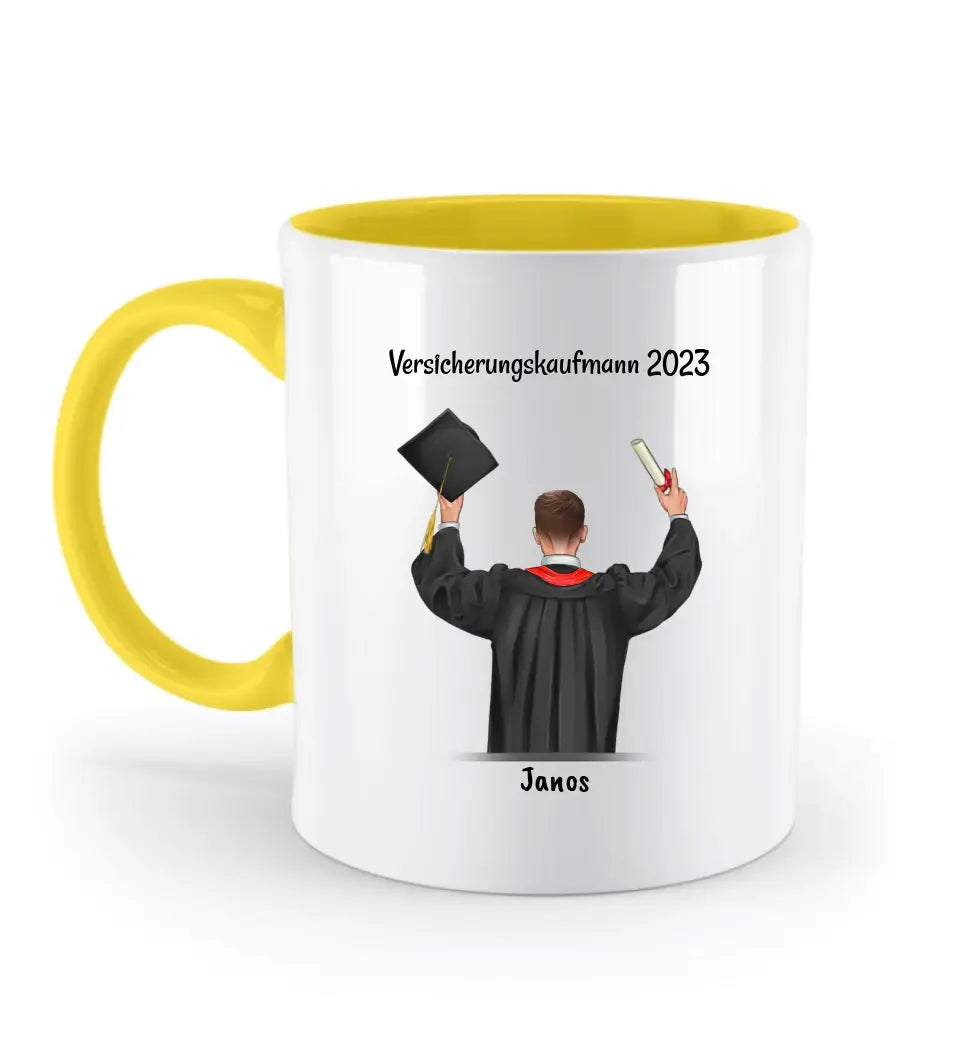 Personalisierte Ausbildung Tasse zum Abschluss für Jungen - Cantty