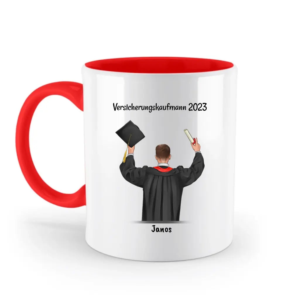 Personalisierte Ausbildung Tasse zum Abschluss für Jungen - Cantty