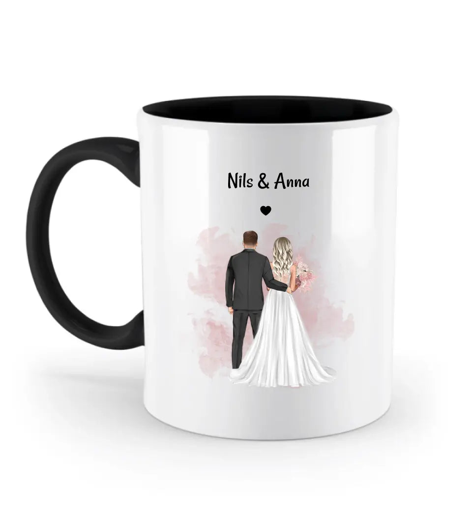 Personalisierte Brautpaar Tasse Hochzeitsgeschenk - Cantty