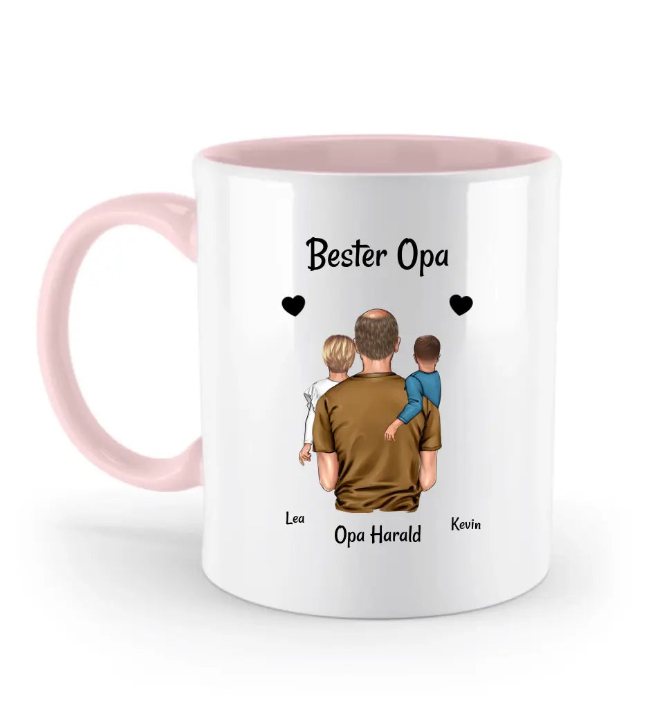 Opa Enkel Vatertagsgeschenk Tasse personalisiert - Cantty