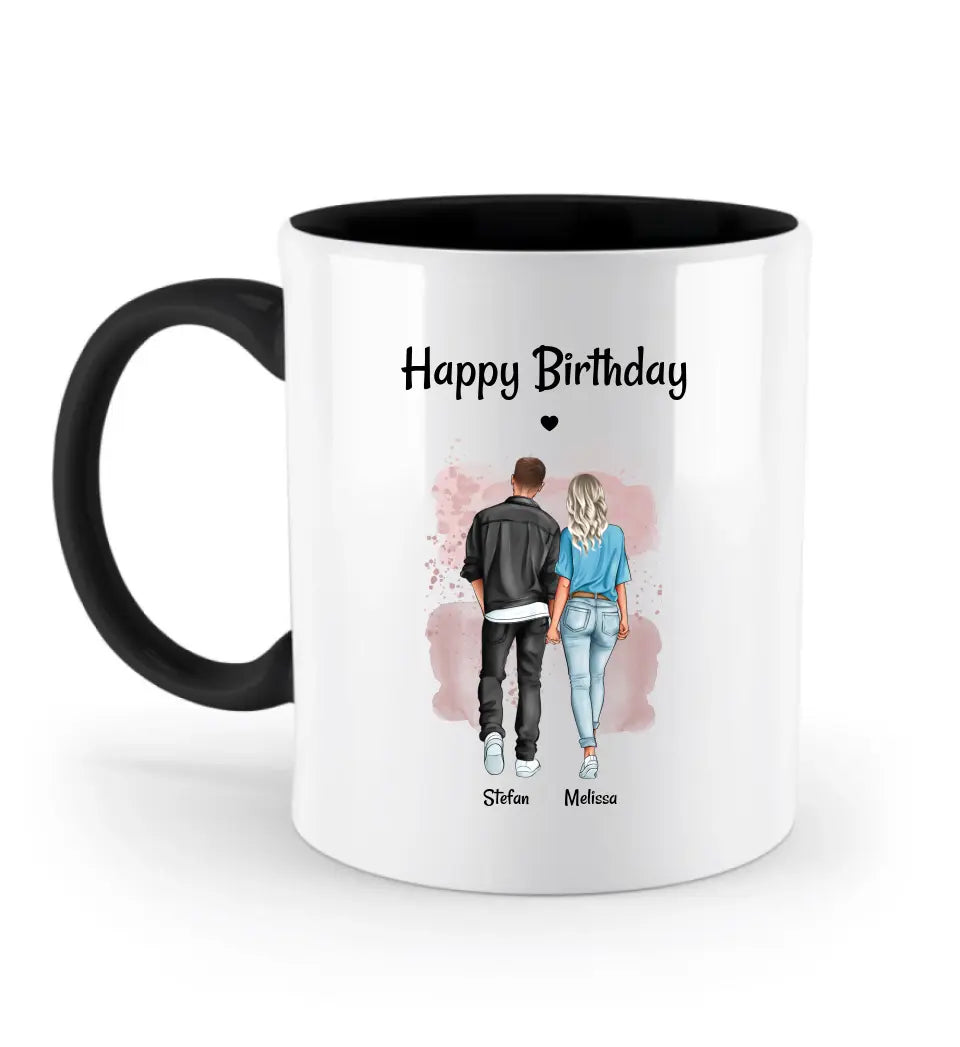 Geburtstag Tasse für Freund von Freundin personalisiert - Cantty