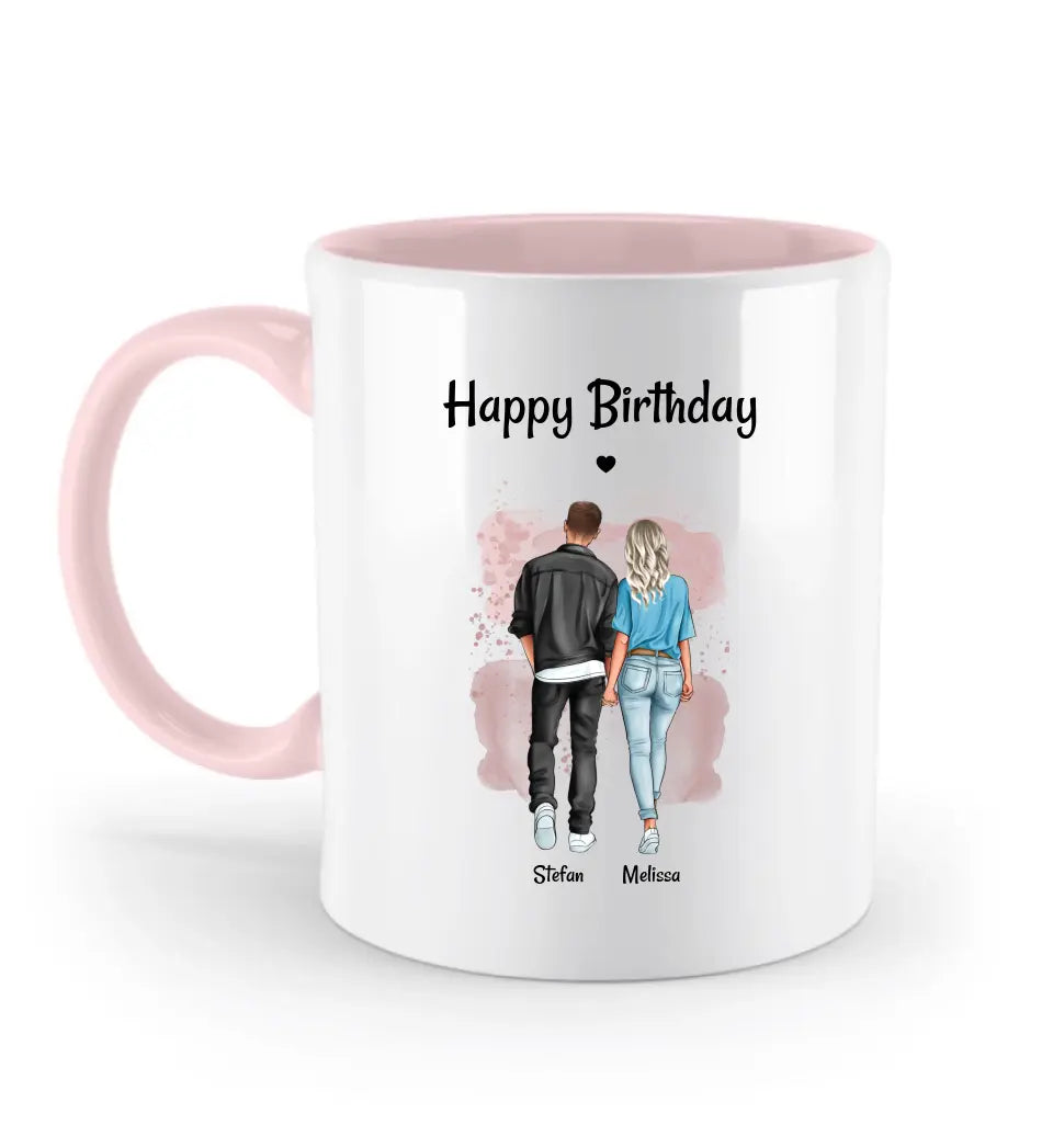 Geburtstag Tasse für Freund von Freundin personalisiert - Cantty