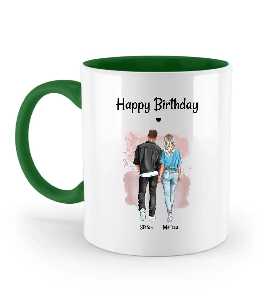 Geburtstag Tasse für Freund von Freundin personalisiert - Cantty