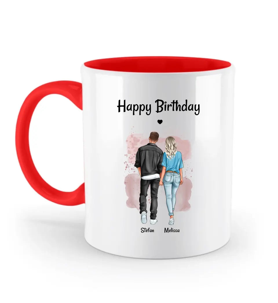 Geburtstag Tasse für Freund von Freundin personalisiert - Cantty