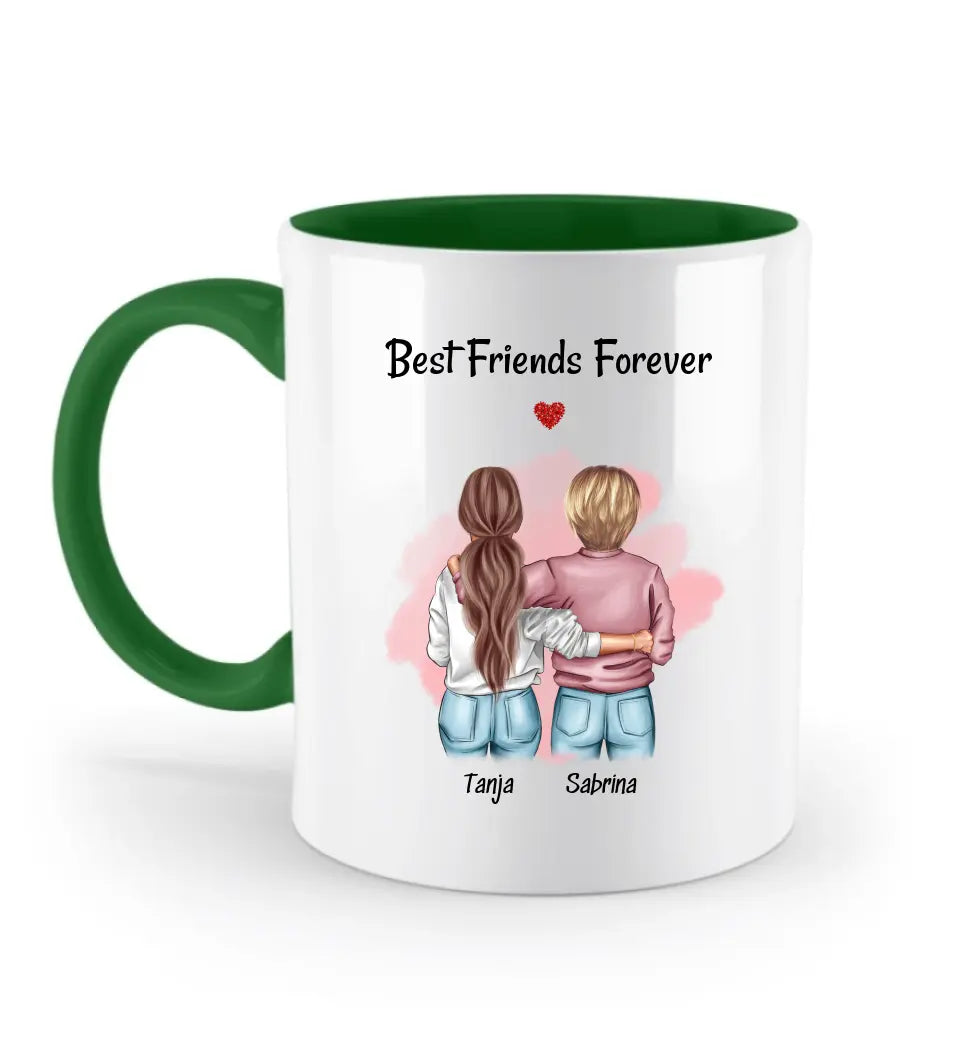 Beste Freundinnen Tasse Geschenk - Cantty