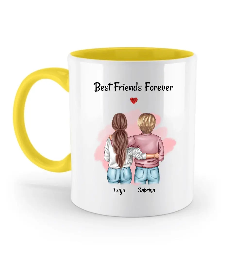 Beste Freundinnen Tasse Geschenk - Cantty