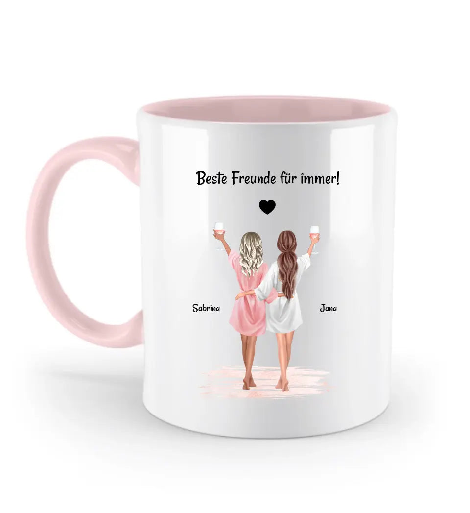 JGA personalisierte Tasse beste Freundin & Braut - Cantty